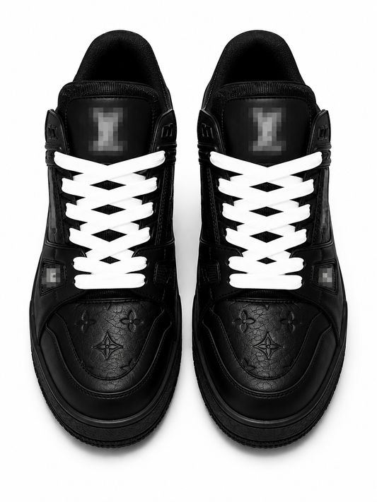 Shadow Black – tenis negros unisex casuales | Belivstyle (vista 1)